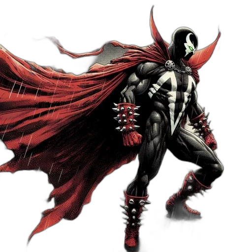 comic book art, concept art, fantasy art, superhero transparent PNG cut-out
