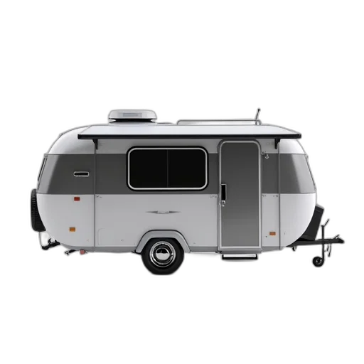 3d render, modern, pop-up, camper transparent PNG cut-out