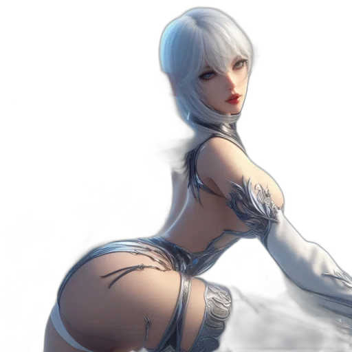 robot, dress, fantasy art, concept art transparent PNG cut-out