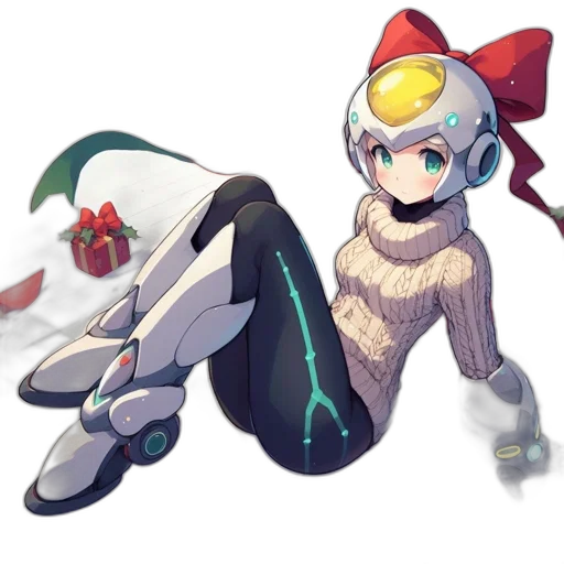 robot, creature, staff, weapon transparent PNG cut-out