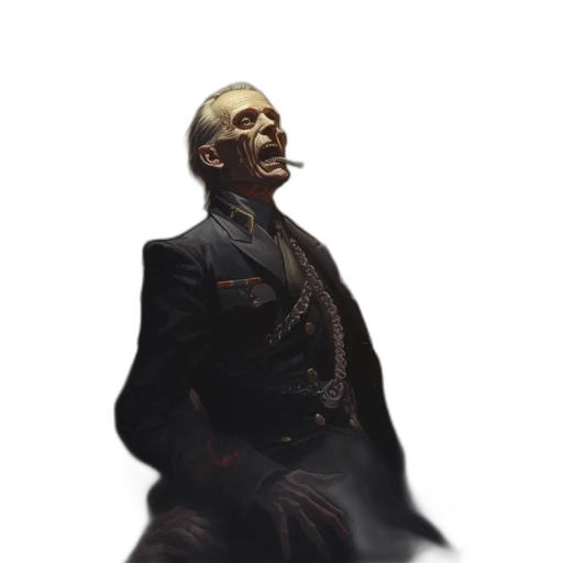 staff, face, jacket, creature transparent PNG cut-out