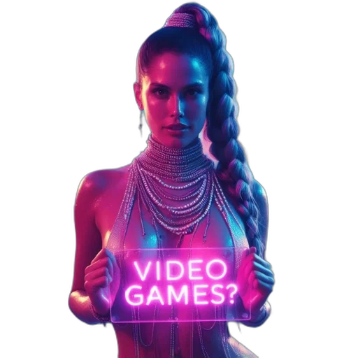 dress, cyberpunk, pixel art, concept art transparent PNG cut-out