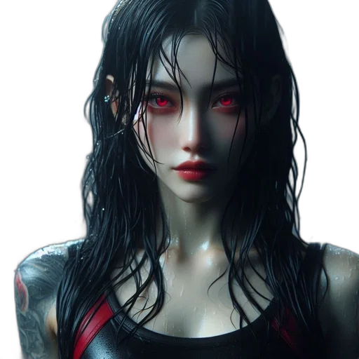 photorealistic, cyberpunk, concept art, fantasy art transparent PNG cut-out