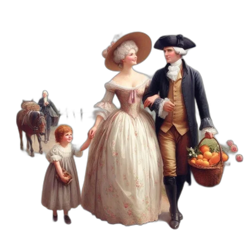 dress, oil painting, photorealistic, concept art transparent PNG cut-out