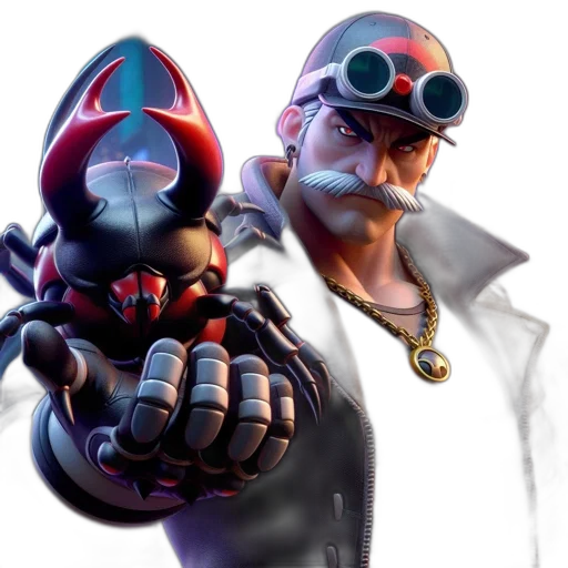 mask, weapon, jacket, robot transparent PNG cut-out