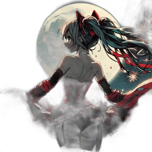 mask, dress, concept art, anime transparent PNG cut-out