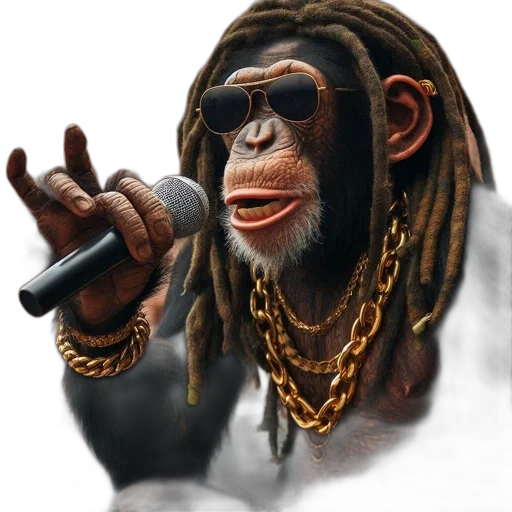 animal, jewelry, face, photorealistic transparent PNG cut-out