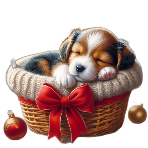 photorealistic, oil painting, inside, festive transparent PNG cut-out