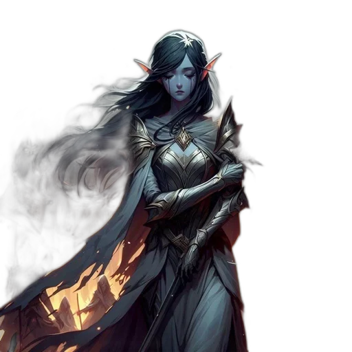 staff, fantasy art, concept art, comic book art transparent PNG cut-out