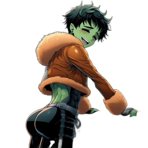 jacket, comic book art, concept art, anime transparent PNG cut-out