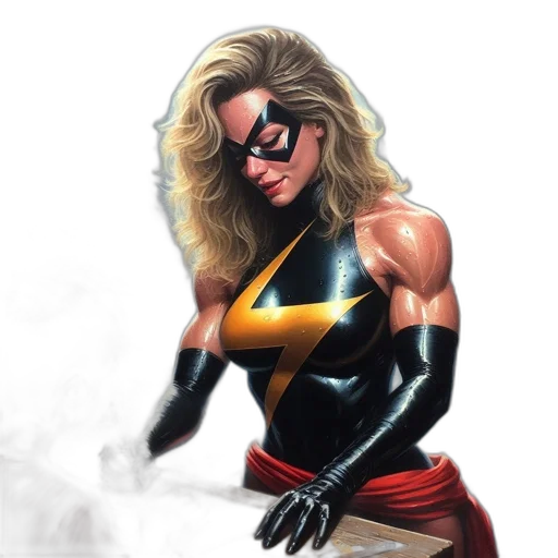 comic book art, concept art, fantasy art, photorealistic transparent PNG cut-out