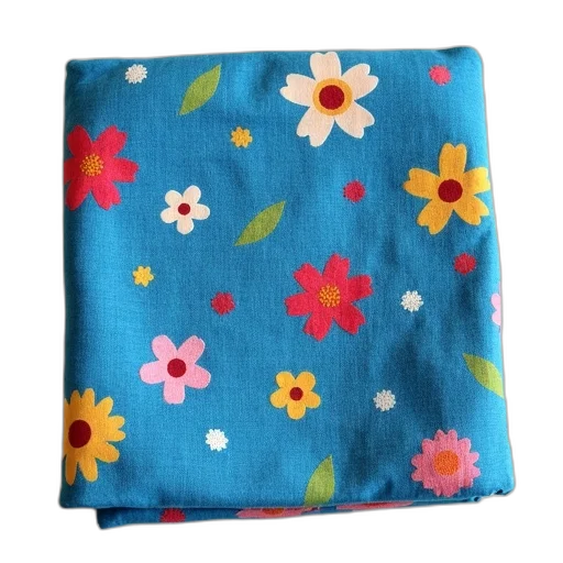flower, dress, blue, colorful transparent PNG cut-out