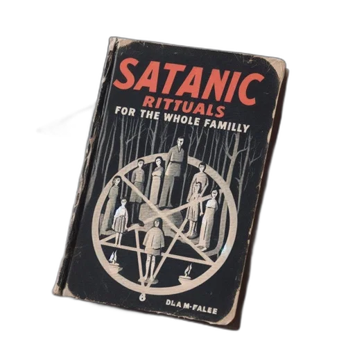 ominous, looking, book, named transparent PNG cut-out