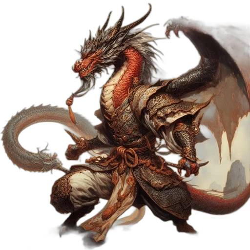 dragon, creature, concept art, fantasy art transparent PNG cut-out