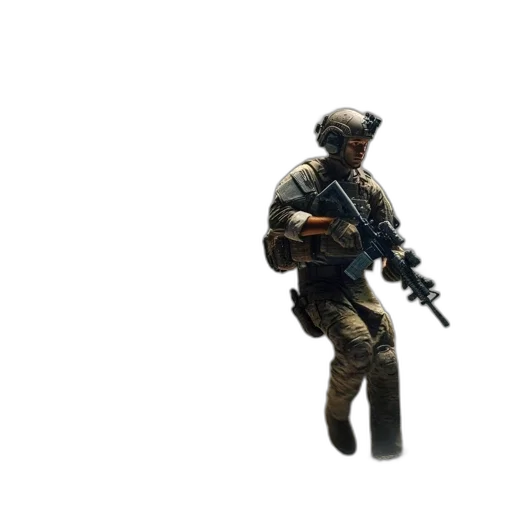 weapon, staff, hat, jacket transparent PNG cut-out