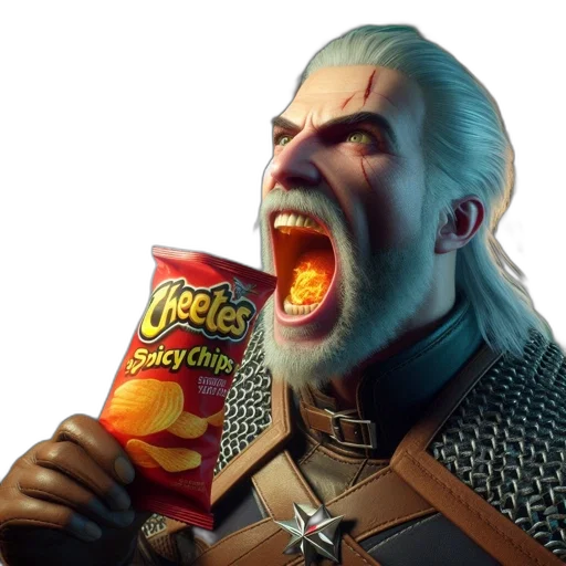 food, dragon, creature, face transparent PNG cut-out