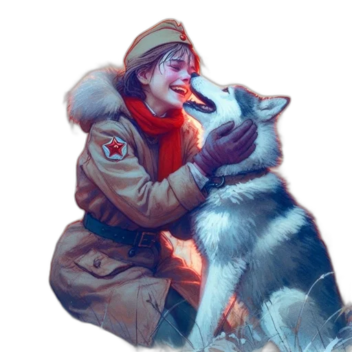 animal, jacket, creature, weapon transparent PNG cut-out