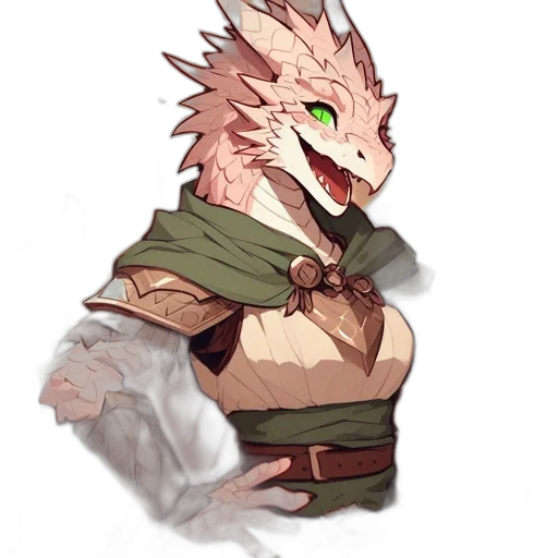 dragon, creature, staff, animal transparent PNG cut-out