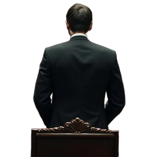 staff, furniture, jacket, face transparent PNG cut-out