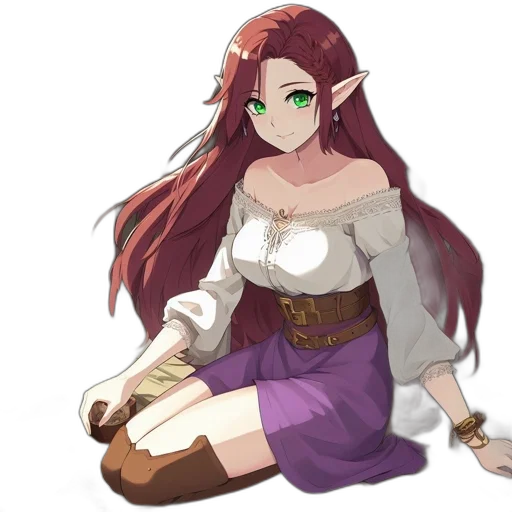 dress, staff, crown, weapon transparent PNG cut-out