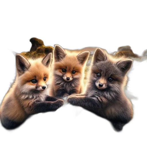 animal, crown, photorealistic, concept art transparent PNG cut-out