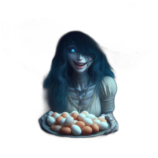 food, creature, face, jewelry transparent PNG cut-out