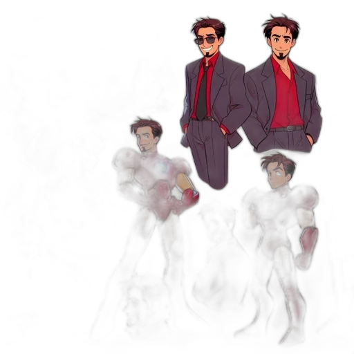 jacket, concept art, comic book art, pixel art transparent PNG cut-out