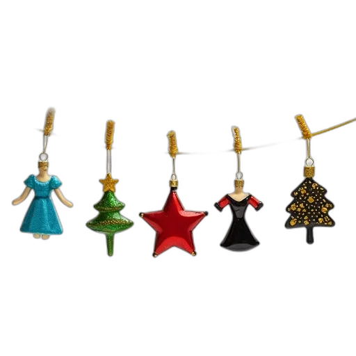 jewelry, staff, row, colorful transparent PNG cut-out