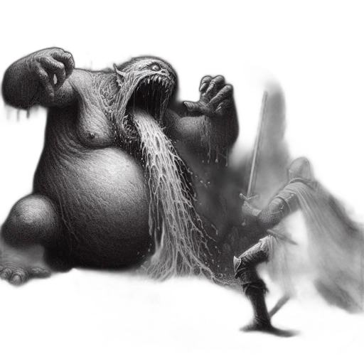 creature, animal, hair, dragon transparent PNG cut-out