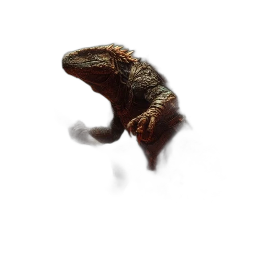 dragon, creature, animal, hair transparent PNG cut-out