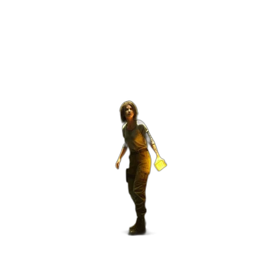 staff, weapon, robot, hair transparent PNG cut-out