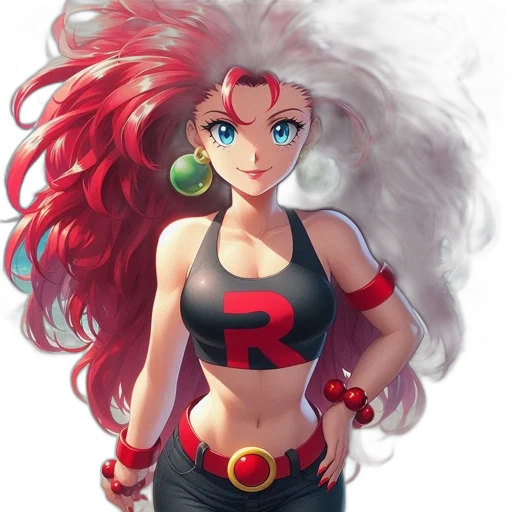hair, staff, anime, pixel art transparent PNG cut-out