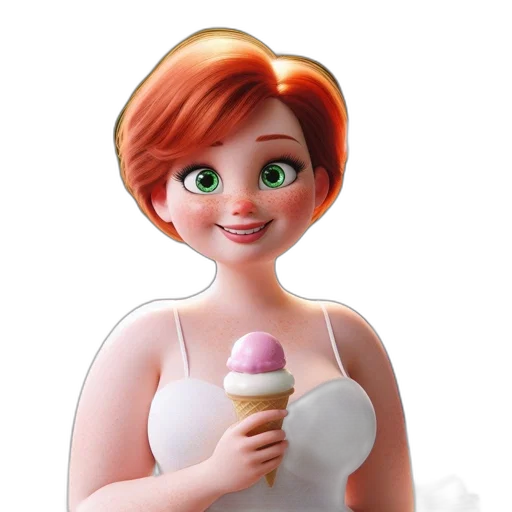food, dress, 3d render, concept art transparent PNG cut-out