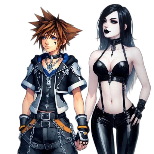 concept art, pixel art, fantasy art, cyberpunk transparent PNG cut-out