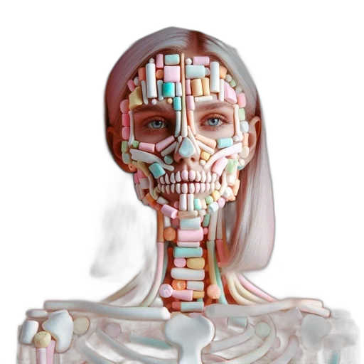 robot, jewelry, face, mask transparent PNG cut-out