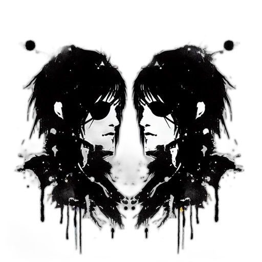 face, mask, jacket, pixel art transparent PNG cut-out