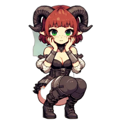 dragon, creature, staff, pixel art transparent PNG cut-out