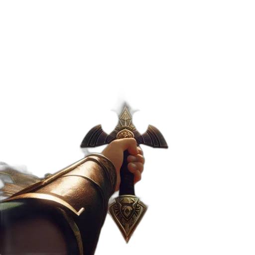 sword, weapon, staff, dragon transparent PNG cut-out