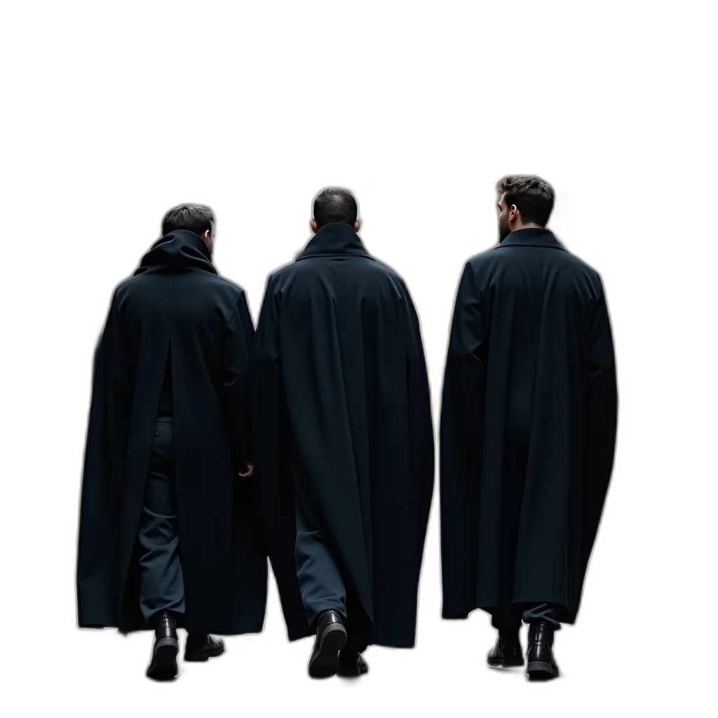 jacket, staff, mask, concept art transparent PNG cut-out