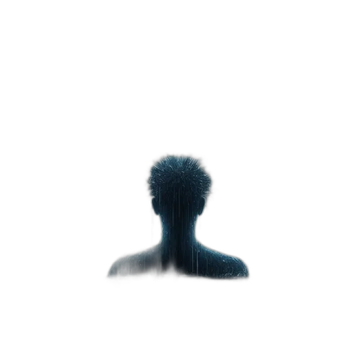 hair, face, creature, mask transparent PNG cut-out