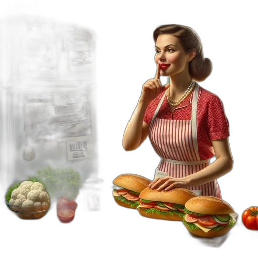 food, dress, concept art, photorealistic transparent PNG cut-out