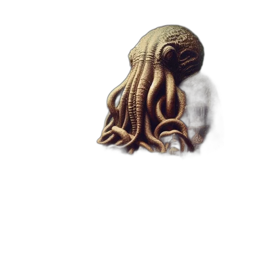 creature, hair, animal, mask transparent PNG cut-out