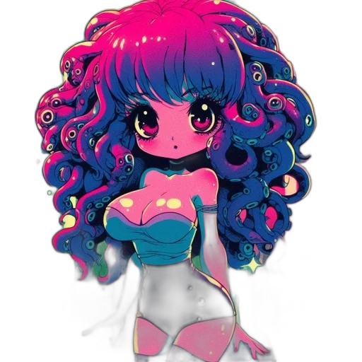 hair, cartoon, concept art, 3d render transparent PNG cut-out