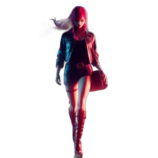 jacket, concept art, 3d render, photorealistic transparent PNG cut-out