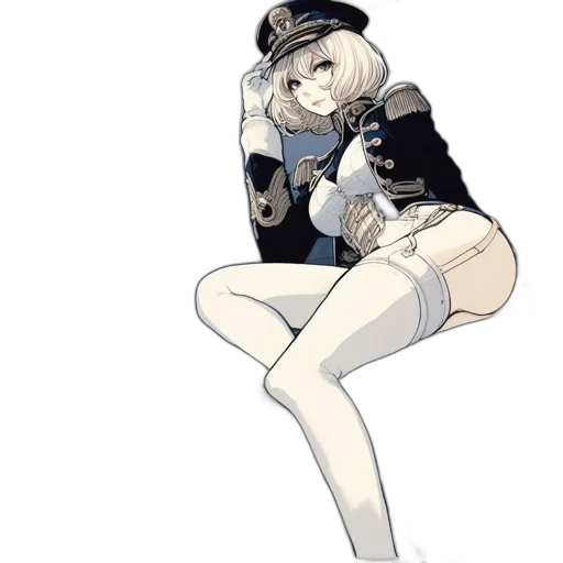 robot, dress, staff, weapon transparent PNG cut-out