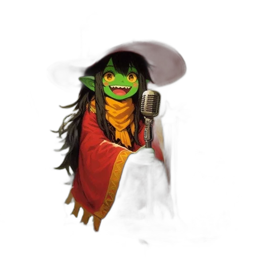 staff, hat, dragon, mask transparent PNG cut-out