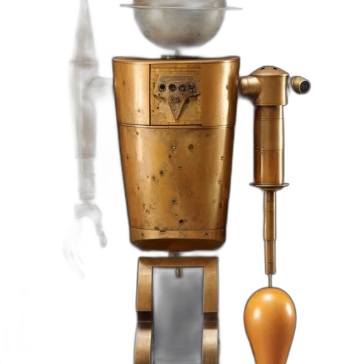 robot, staff, weapon, sword transparent PNG cut-out
