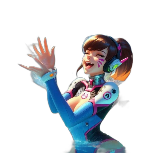 robot, staff, face, weapon transparent PNG cut-out