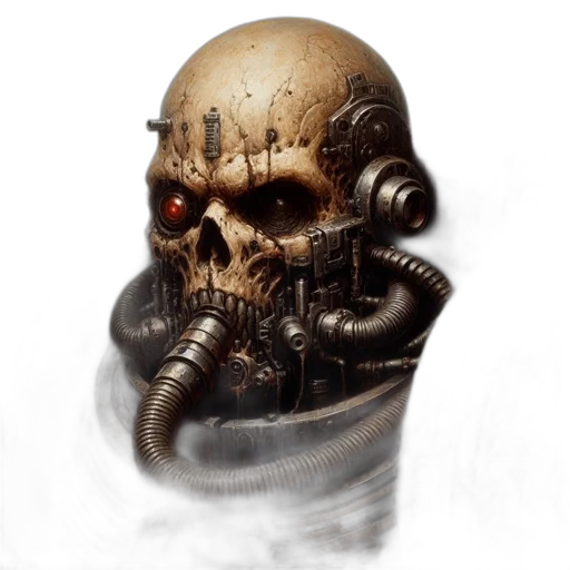 robot, face, mask, concept art transparent PNG cut-out
