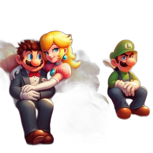 pixel art, 3d render, concept art, watercolor transparent PNG cut-out